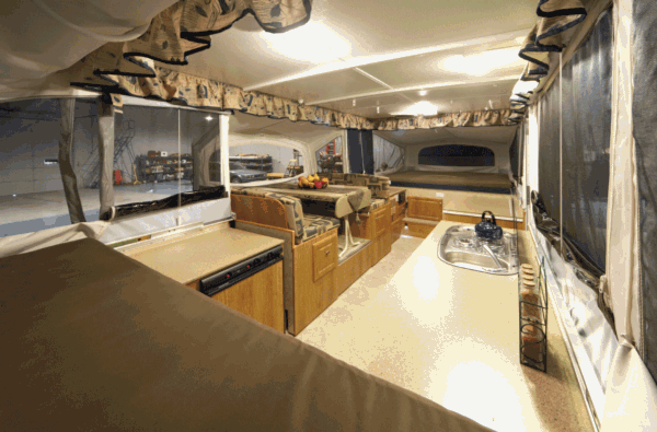 One of my favorite things about working for an RV client was being able to art direct the photo shoots for RV interiors.
