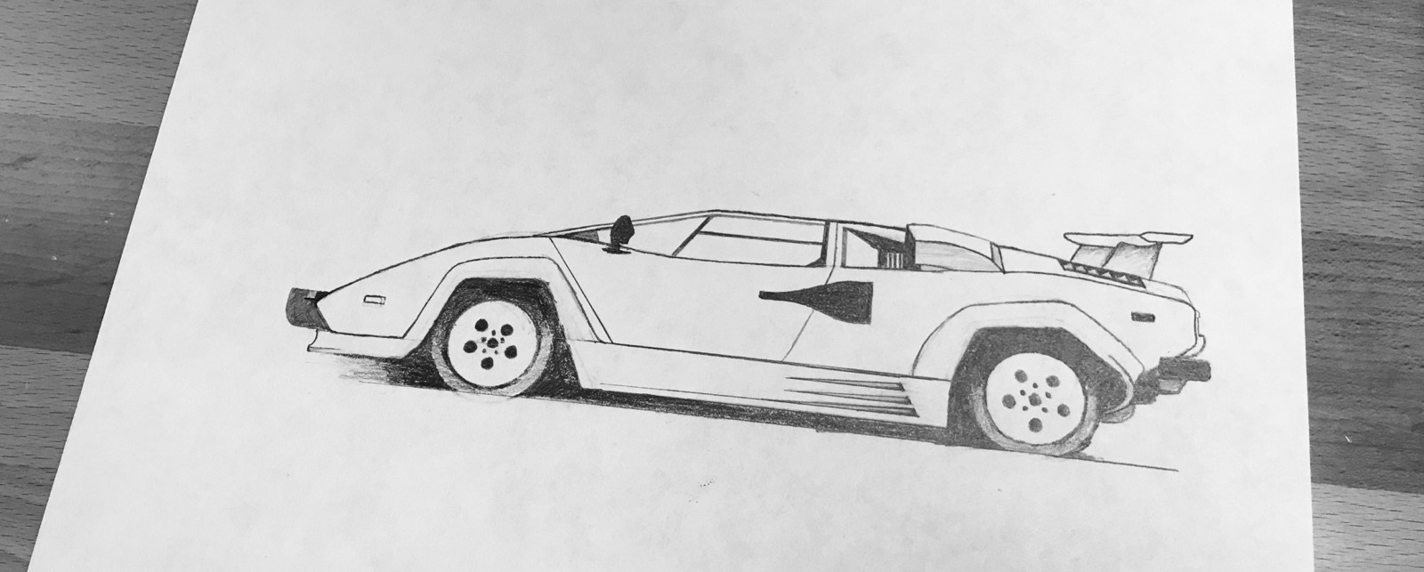 I couldn't  track down my Trapper Keeper to accompany this post, but I did find this drawing from my school days. Memories.