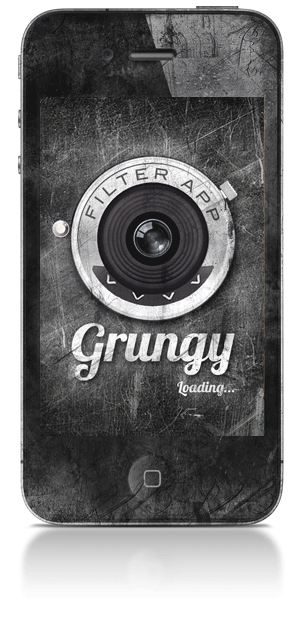 Grungy is a free photo un-enhancement app
