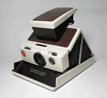 One of my favorite cameras, the Polaroid SX-70